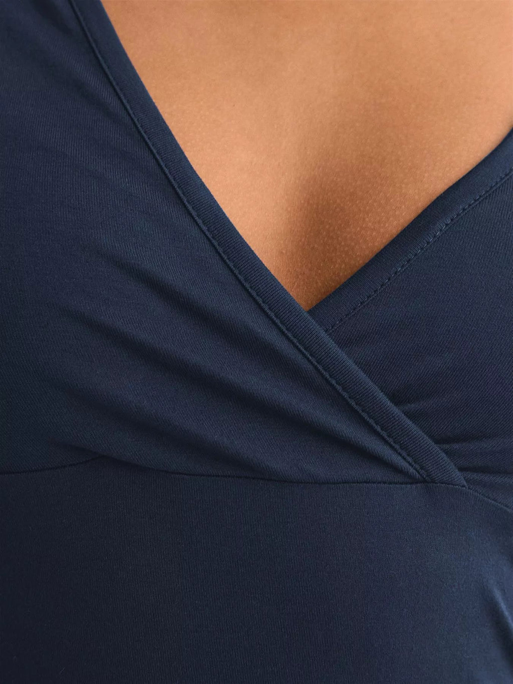 Elegant Wrap V-Neck Slim Fit T-Shirt - Lara Moda